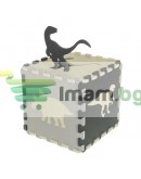 Пъзел от мека пяна постелка 30.5x30.5см 35 части